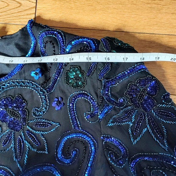 Vintage SCALA Beaded/Sequined Top - Picture 12 of 15